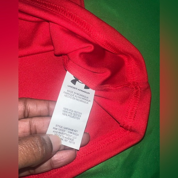 NWT Under Armour Heather Gray  and Red Long Sleeve Shirt Bundle size 6 - Picture 10 of 13